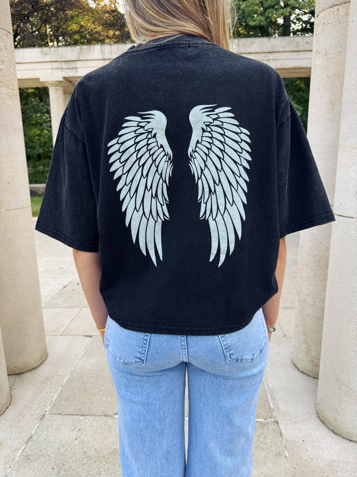 Black Angel T-shirt - dameskleding