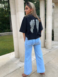 Black Angel T-shirt - dameskleding