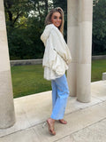 Light Beige Rainy Grace Jacket - dameskleding