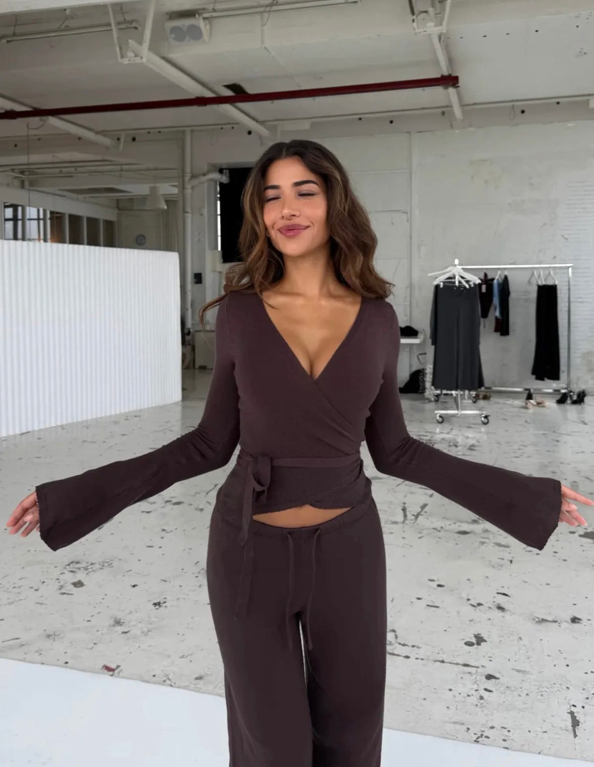 Chocolate Lena Loungeset