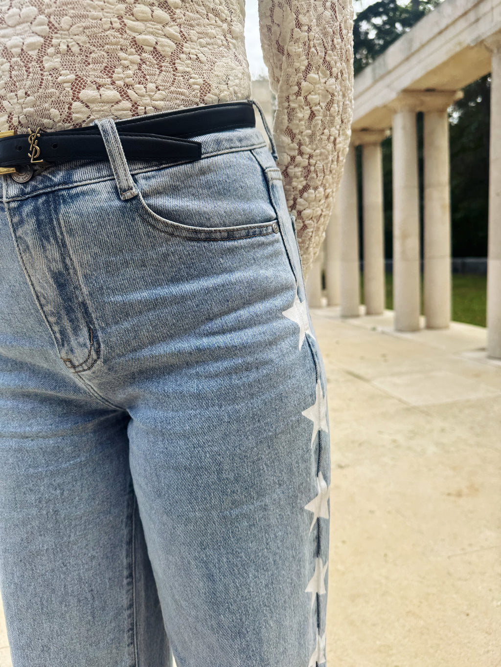 Blue Aurora Star Jeans – Damesjeans – Gabianna Fashion
