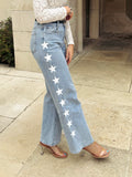 Blue Aurora Star Jeans – Damesjeans – Gabianna Fashion