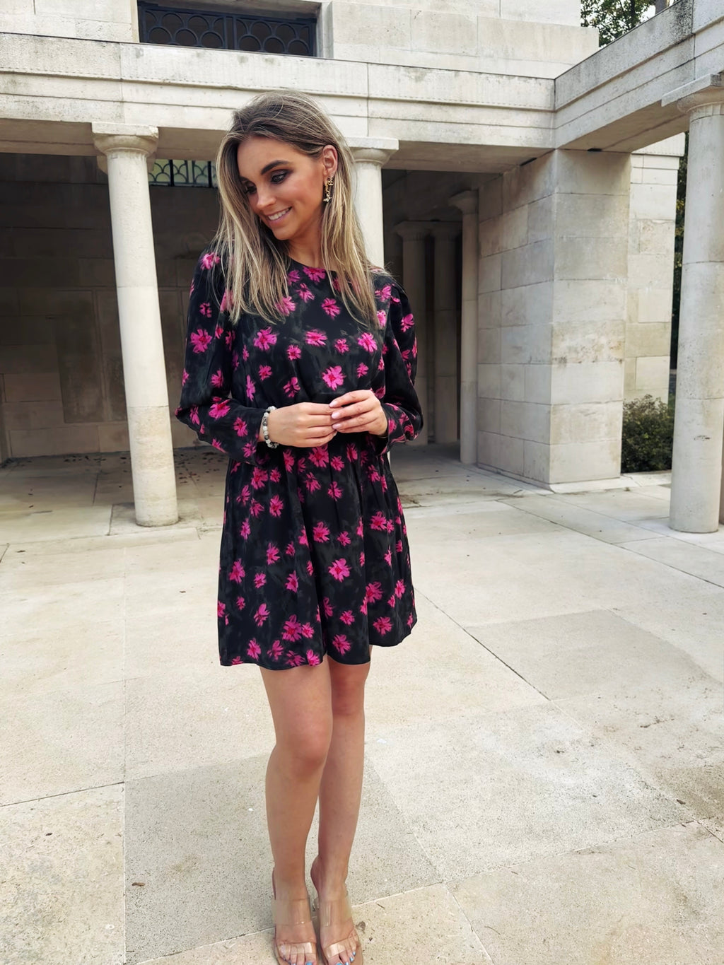 Antraciet Elena Dress – Damesjurken – Gabianna Fashion