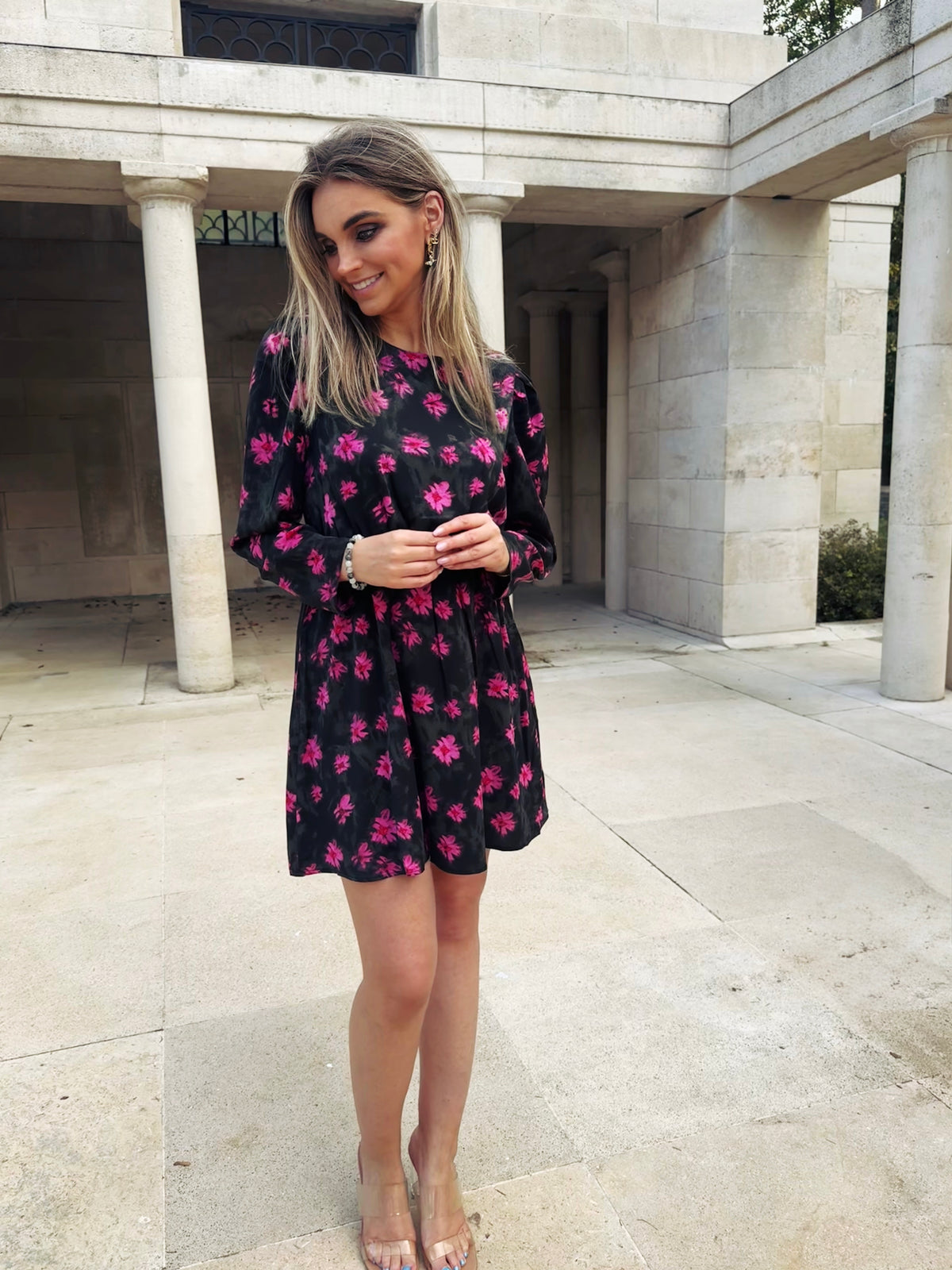 Antraciet Elena Dress – Damesjurken – Gabianna Fashion