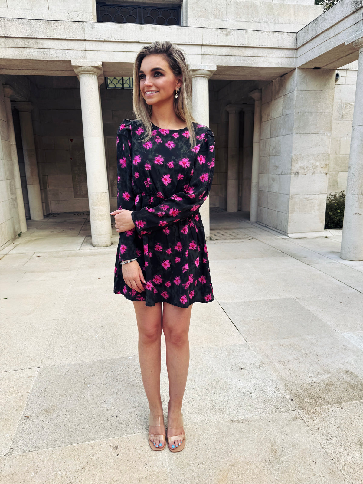 Antraciet Elena Dress – Damesjurken – Gabianna Fashion