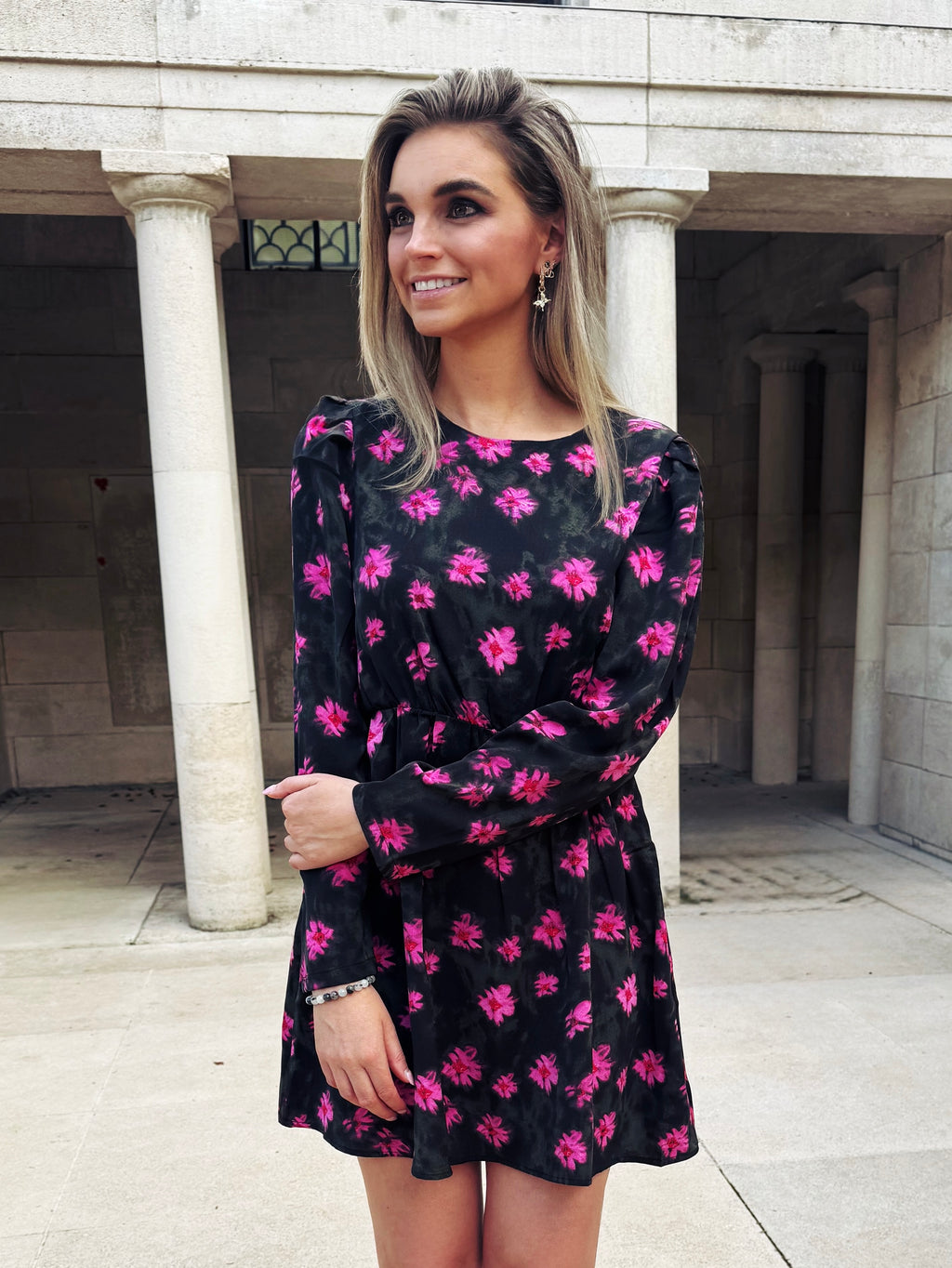 Antraciet Elena Dress – Damesjurken – Gabianna Fashion