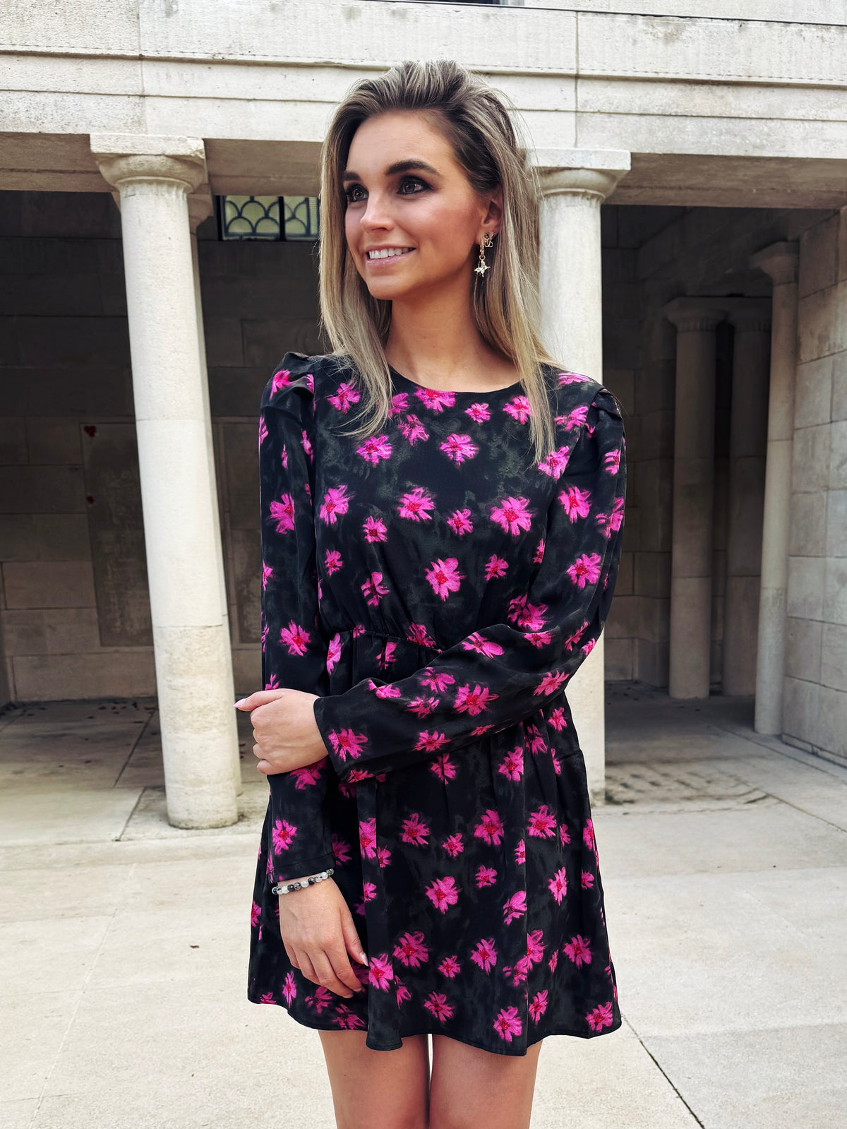 Antraciet Elena Dress – Damesjurken – Gabianna Fashion