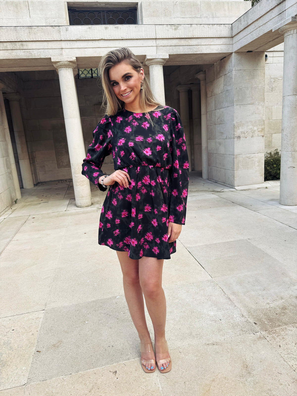 Antraciet Elena Dress – Damesjurken – Gabianna Fashion