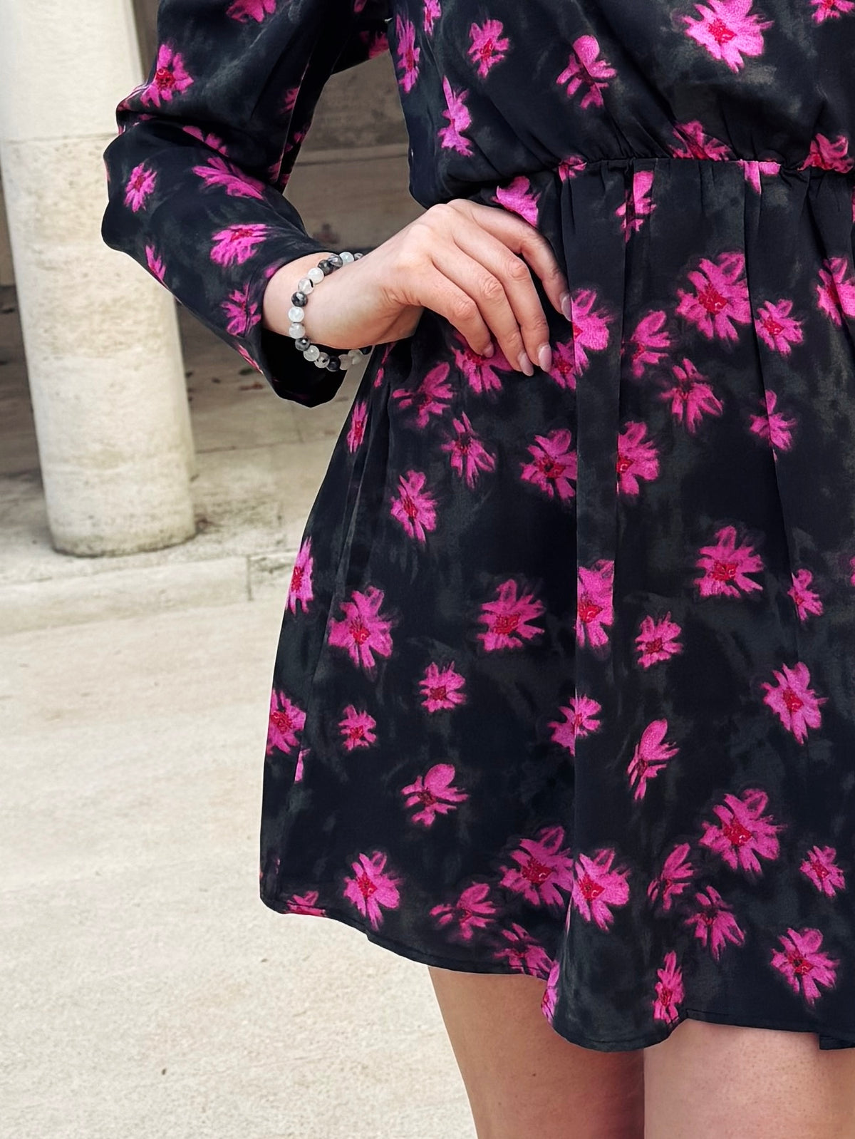 Antraciet Elena Dress – Damesjurken – Gabianna Fashion