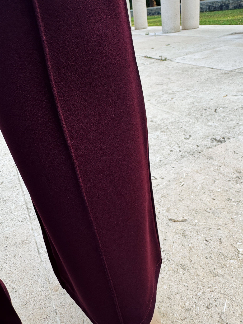 Aubergine Amara Trouser - Damesmode - Gabianna Fashion