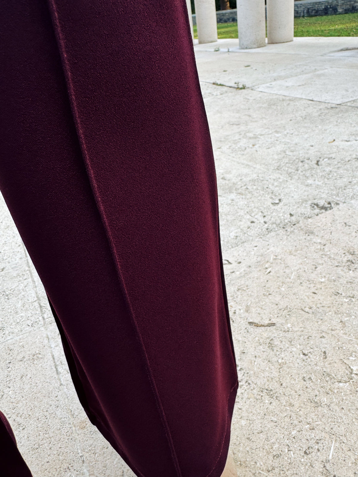 Aubergine Amara Trouser - Damesmode - Gabianna Fashion